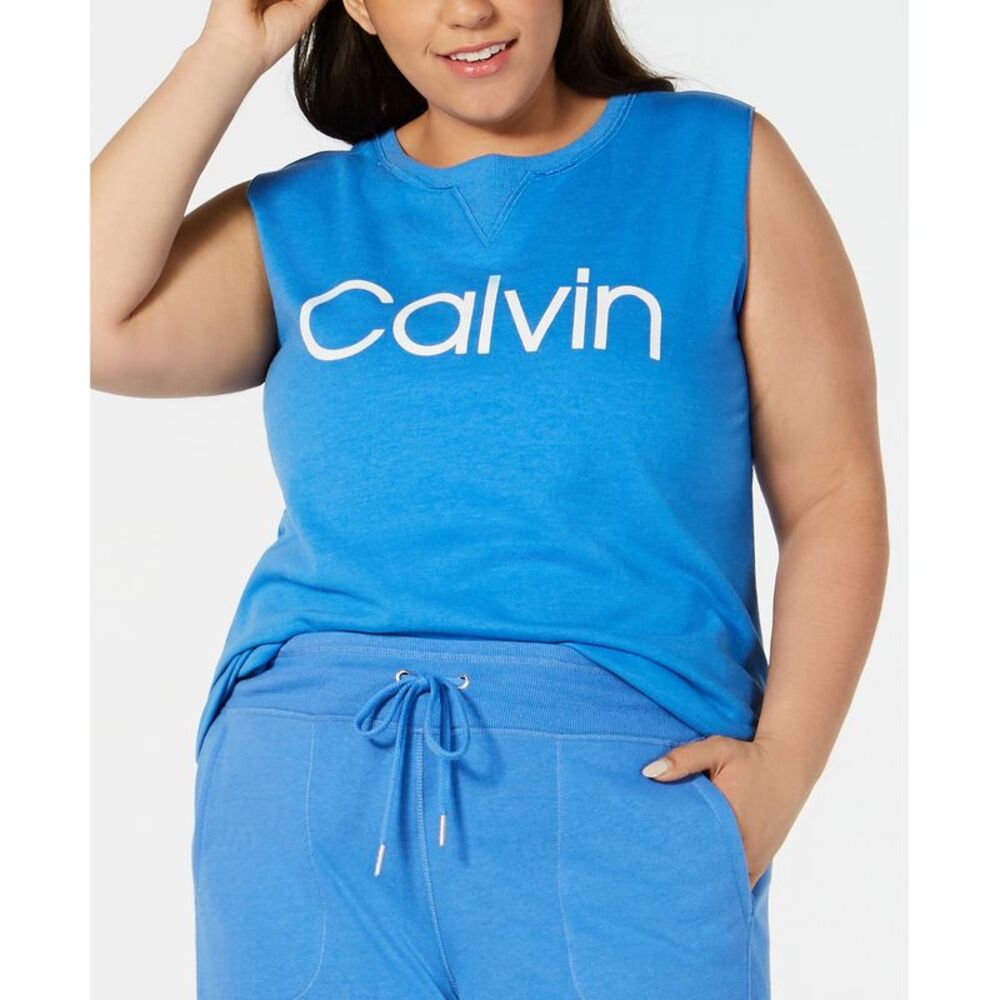 Calvin Klein Performance Plus Size Sleeveless T-Shirt